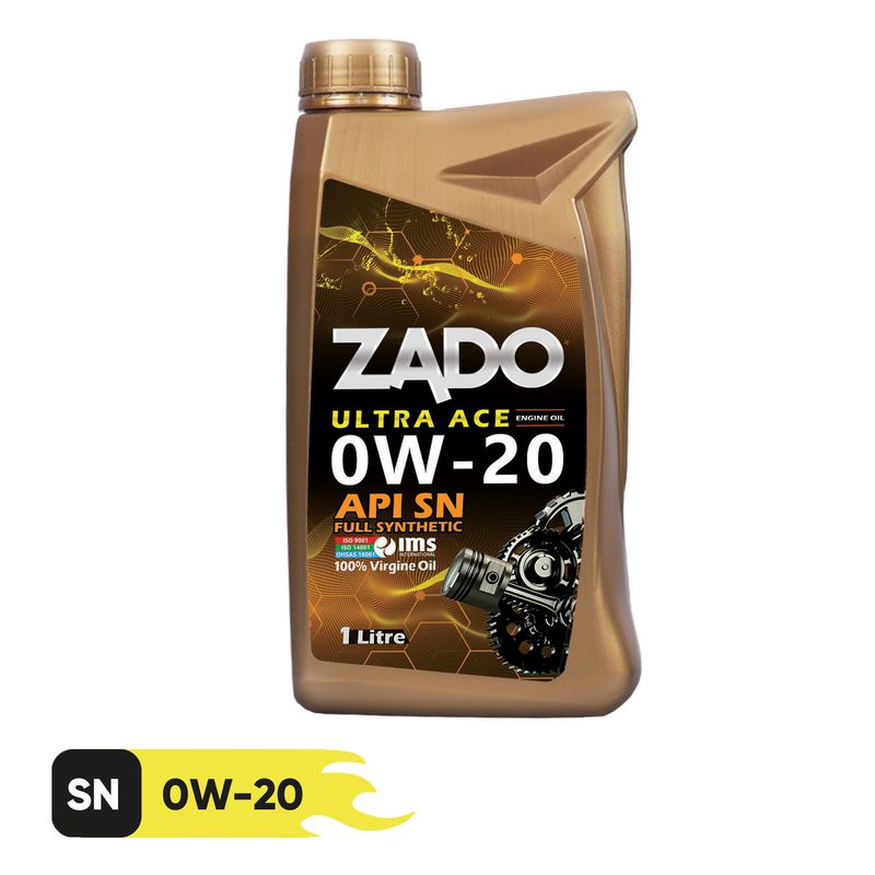 روغن موتور خودرو زادو مدل 0w20 sn 16000 ultra ace حجم 1 لیتر